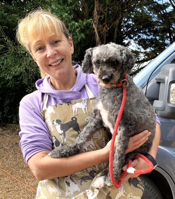 Samantha from Tail Blazers Mobile Grooming visits the centre.